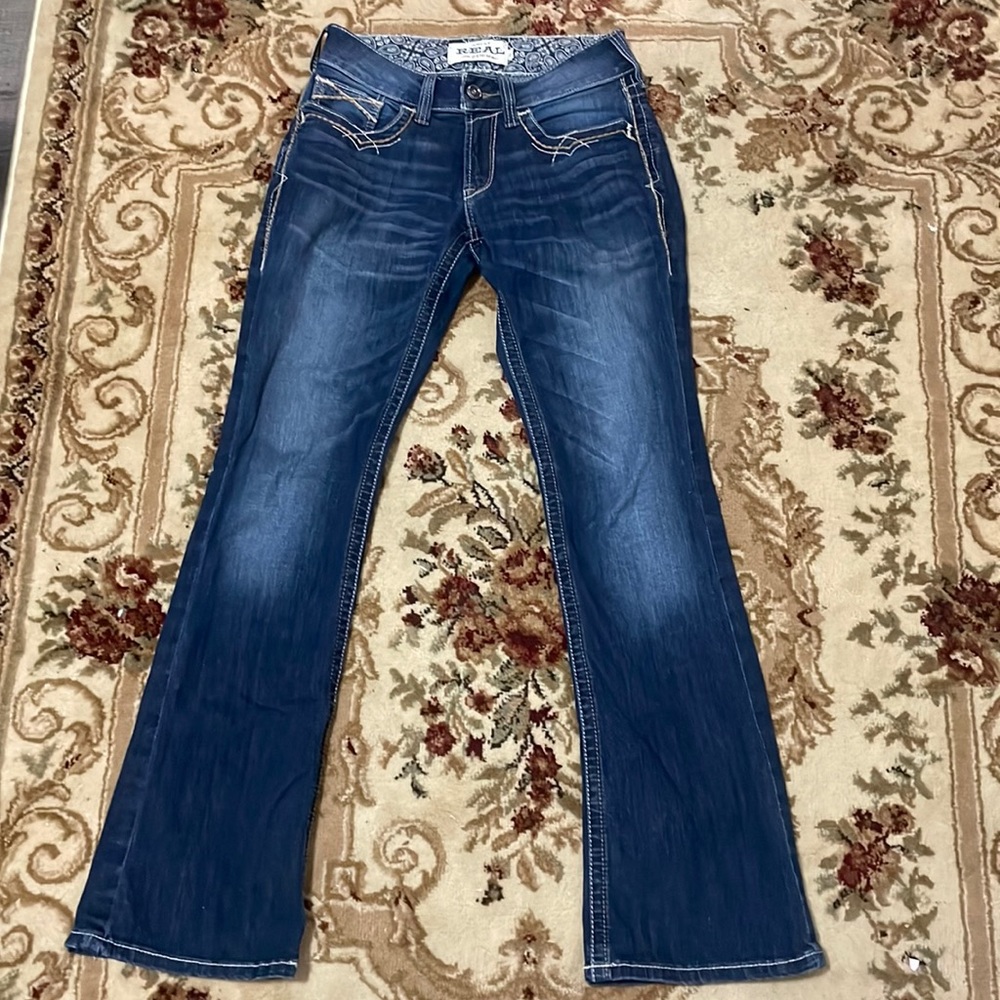 Ariat R.E.A.L. Mid Rise jeans size 27R